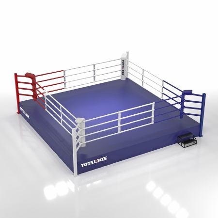 Купить Ринг боксерский Totalbox на помосте 0,5 м, 7х7м, 6х6м. в Горнозаводске 
