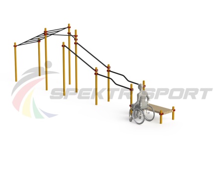 Купить Спортивный комплекс для инвалидов-колясочников WRK-D22_76mm в Горнозаводске 