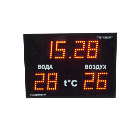 Купить Часы-термометр СТ1.13-2t для бассейна в Горнозаводске 