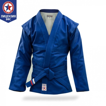 Купить Куртка для самбо "Атака"  ВФС (подкладка, пояс) р 50-60 в Горнозаводске 