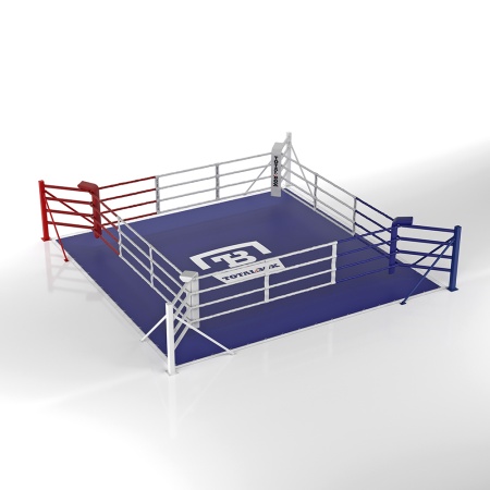 Купить Ринг боксерский напольный Totalbox на упорах 4х4м в Горнозаводске 