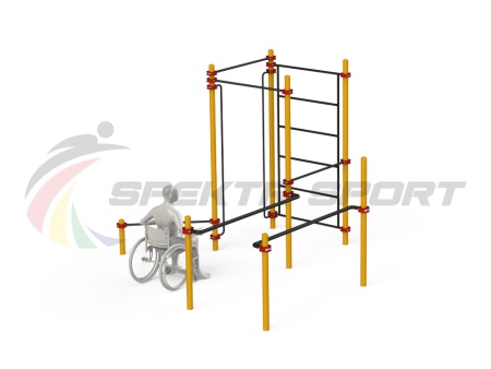 Купить Спортивный комплекс для инвалидов-колясочников WRK-D18_76mm в Горнозаводске 