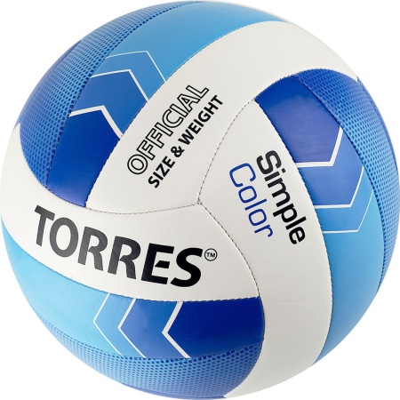 Купить Мяч волейбольный Torres Simple Color любительский р.5 в Горнозаводске 
